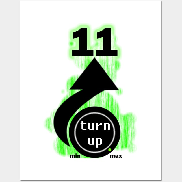 Turn up to 11 Wall Art by atadrawing